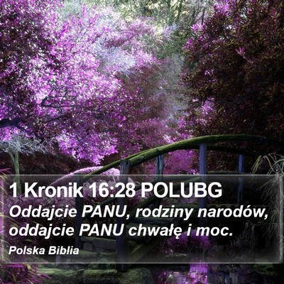 1 Kronik 16:28 POLUBG Bible Verse Image