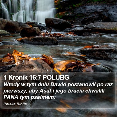 1 Kronik 16:7 POLUBG Bible Verse Image