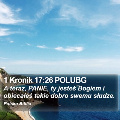 1 Kronik 17:26 POLUBG Bible Verse Image