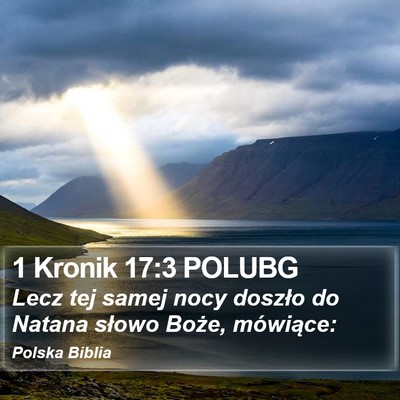 1 Kronik 17:3 POLUBG Bible Verse Image