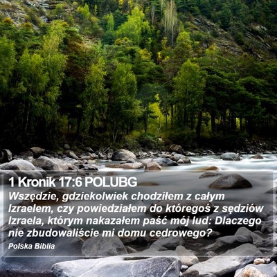 1 Kronik 17:6 POLUBG Bible Verse Image
