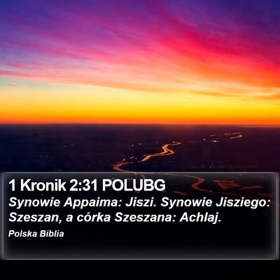 1 Kronik 2:31 POLUBG Bible Verse Image