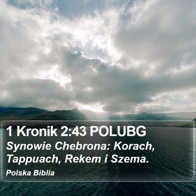 1 Kronik 2:43 POLUBG Bible Verse Image