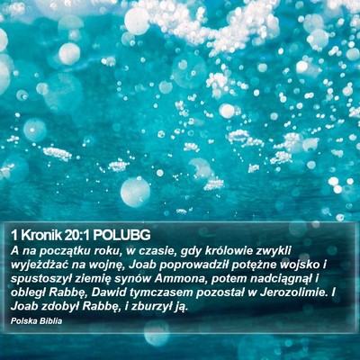 1 Kronik 20:1 POLUBG Bible Verse Image