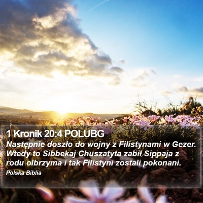 1 Kronik 20:4 POLUBG Bible Verse Image