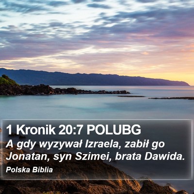 1 Kronik 20:7 POLUBG Bible Verse Image