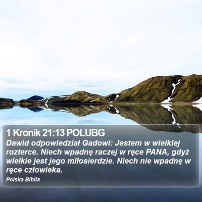 1 Kronik 21:13 POLUBG Bible Verse Image