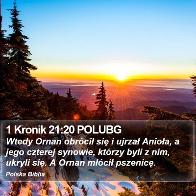 1 Kronik 21:20 POLUBG Bible Verse Image