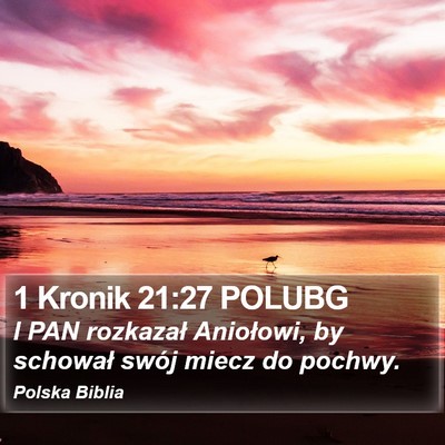 1 Kronik 21:27 POLUBG Bible Verse Image