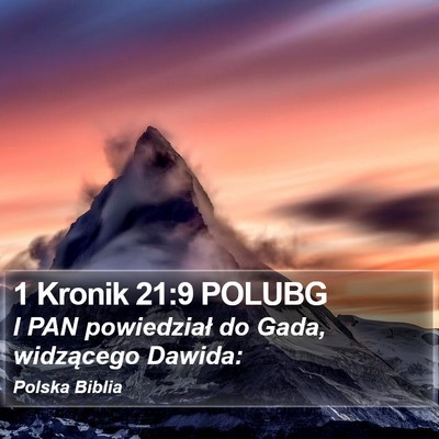 1 Kronik 21:9 POLUBG Bible Verse Image