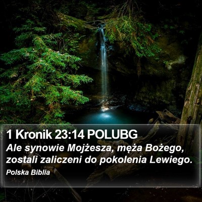 1 Kronik 23:14 POLUBG Bible Verse Image