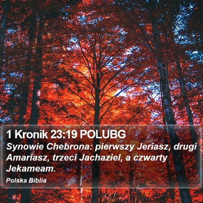 1 Kronik 23:19 POLUBG Bible Verse Image
