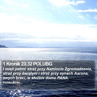 1 Kronik 23:32 POLUBG Bible Verse Image