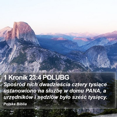1 Kronik 23:4 POLUBG Bible Verse Image