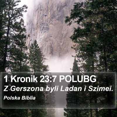 1 Kronik 23:7 POLUBG Bible Verse Image