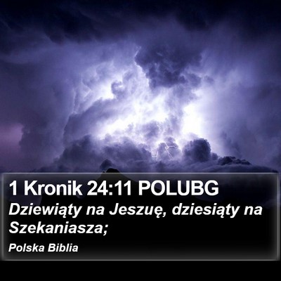 1 Kronik 24:11 POLUBG Bible Verse Image