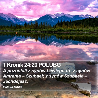 1 Kronik 24:20 POLUBG Bible Verse Image