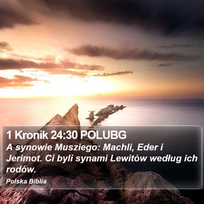 1 Kronik 24:30 POLUBG Bible Verse Image