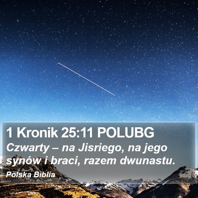 1 Kronik 25:11 POLUBG Bible Verse Image