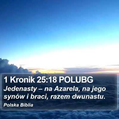 1 Kronik 25:18 POLUBG Bible Verse Image