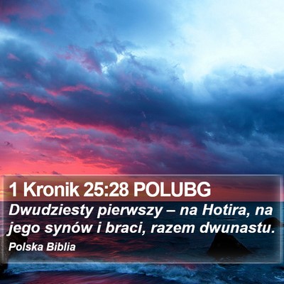 1 Kronik 25:28 POLUBG Bible Verse Image