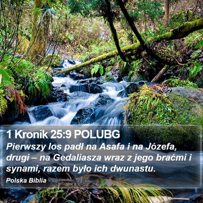 1 Kronik 25:9 POLUBG Bible Verse Image