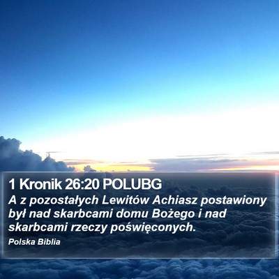 1 Kronik 26:20 POLUBG Bible Verse Image