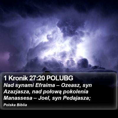1 Kronik 27:20 POLUBG Bible Verse Image