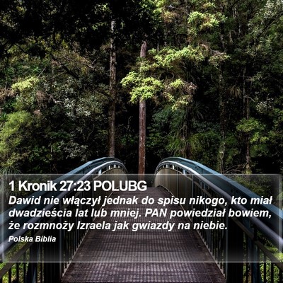 1 Kronik 27:23 POLUBG Bible Verse Image