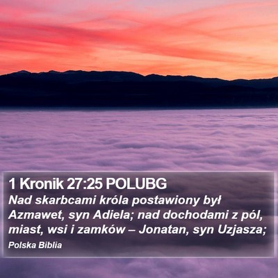 1 Kronik 27:25 POLUBG Bible Verse Image