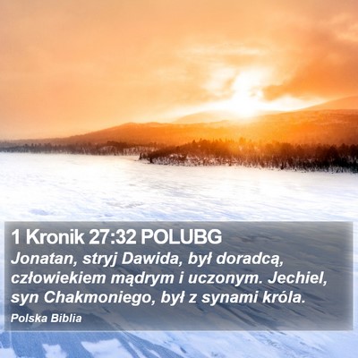 1 Kronik 27:32 POLUBG Bible Verse Image
