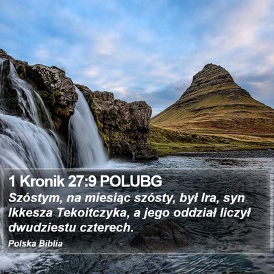 1 Kronik 27:9 POLUBG Bible Verse Image