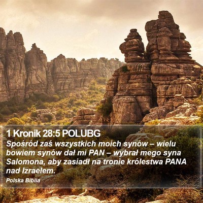 1 Kronik 28:5 POLUBG Bible Verse Image