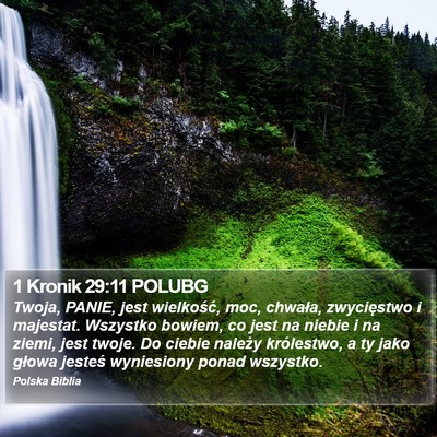 1 Kronik 29:11 POLUBG Bible Verse Image