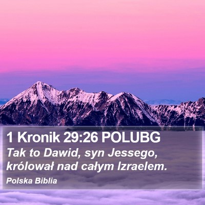 1 Kronik 29:26 POLUBG Bible Verse Image