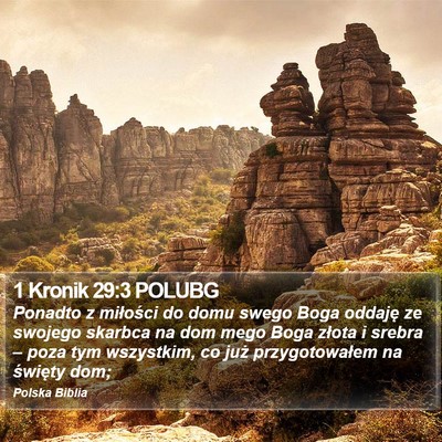 1 Kronik 29:3 POLUBG Bible Verse Image