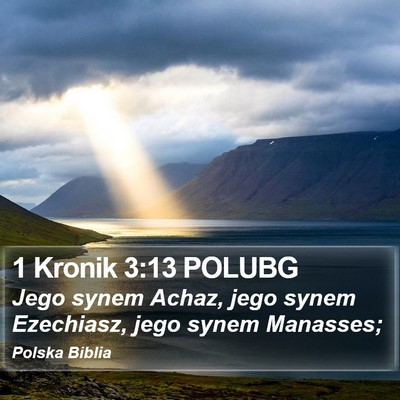 1 Kronik 3:13 POLUBG Bible Verse Image
