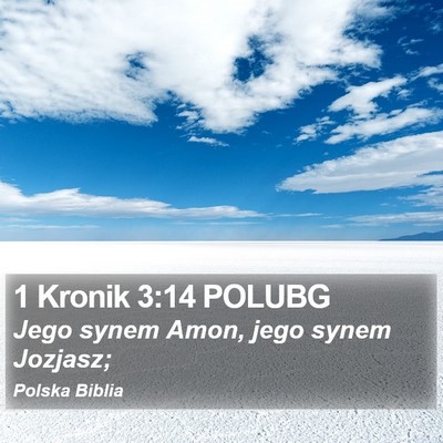 1 Kronik 3:14 POLUBG Bible Verse Image