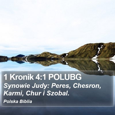 1 Kronik 4:1 POLUBG Bible Verse Image