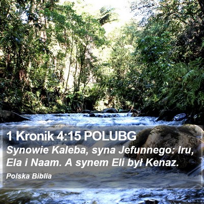 1 Kronik 4:15 POLUBG Bible Verse Image