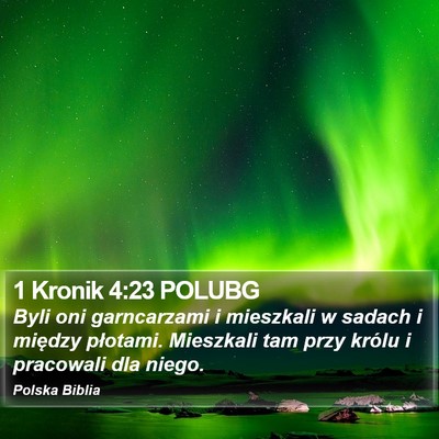 1 Kronik 4:23 POLUBG Bible Verse Image