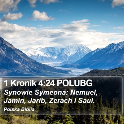 1 Kronik 4:24 POLUBG Bible Verse Image
