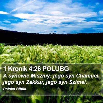 1 Kronik 4:26 POLUBG Bible Verse Image