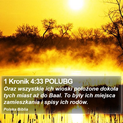 1 Kronik 4:33 POLUBG Bible Verse Image
