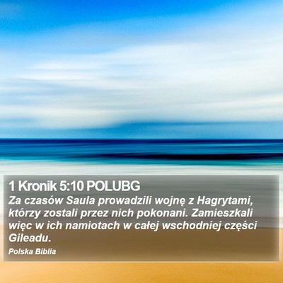 1 Kronik 5:10 POLUBG Bible Verse Image