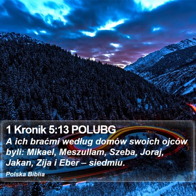 1 Kronik 5:13 POLUBG Bible Verse Image