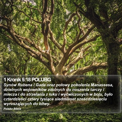 1 Kronik 5:18 POLUBG Bible Verse Image