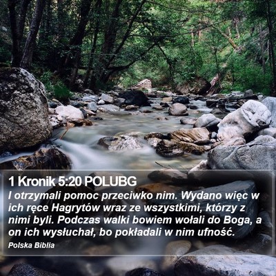 1 Kronik 5:20 POLUBG Bible Verse Image