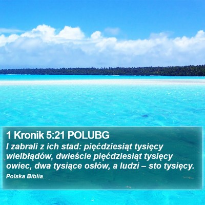1 Kronik 5:21 POLUBG Bible Verse Image