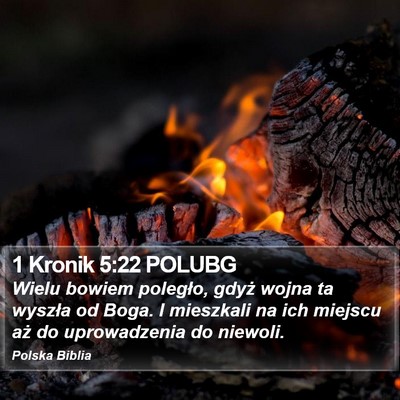 1 Kronik 5:22 POLUBG Bible Verse Image